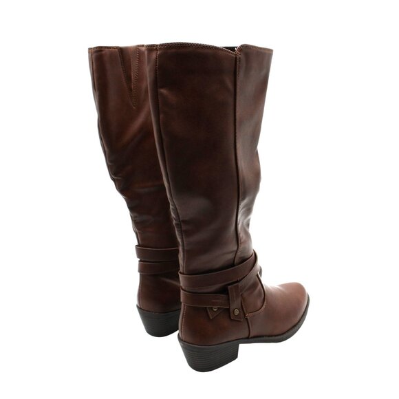 Easy Street Womens Brown Boots - Picture 6 of 7